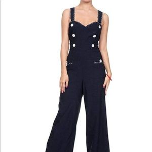 Last price drop blue jumpsuit voodoo vixen XL